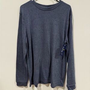 Brand New Stafford Blue Long Sleeve Leisure Wear Shirt With Tags